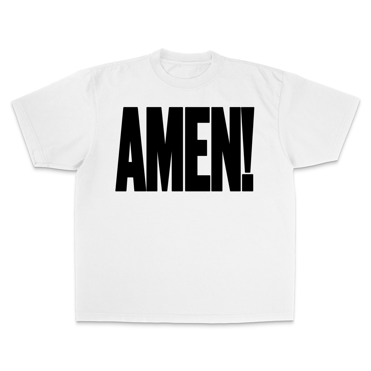 Amen Tee White/Black