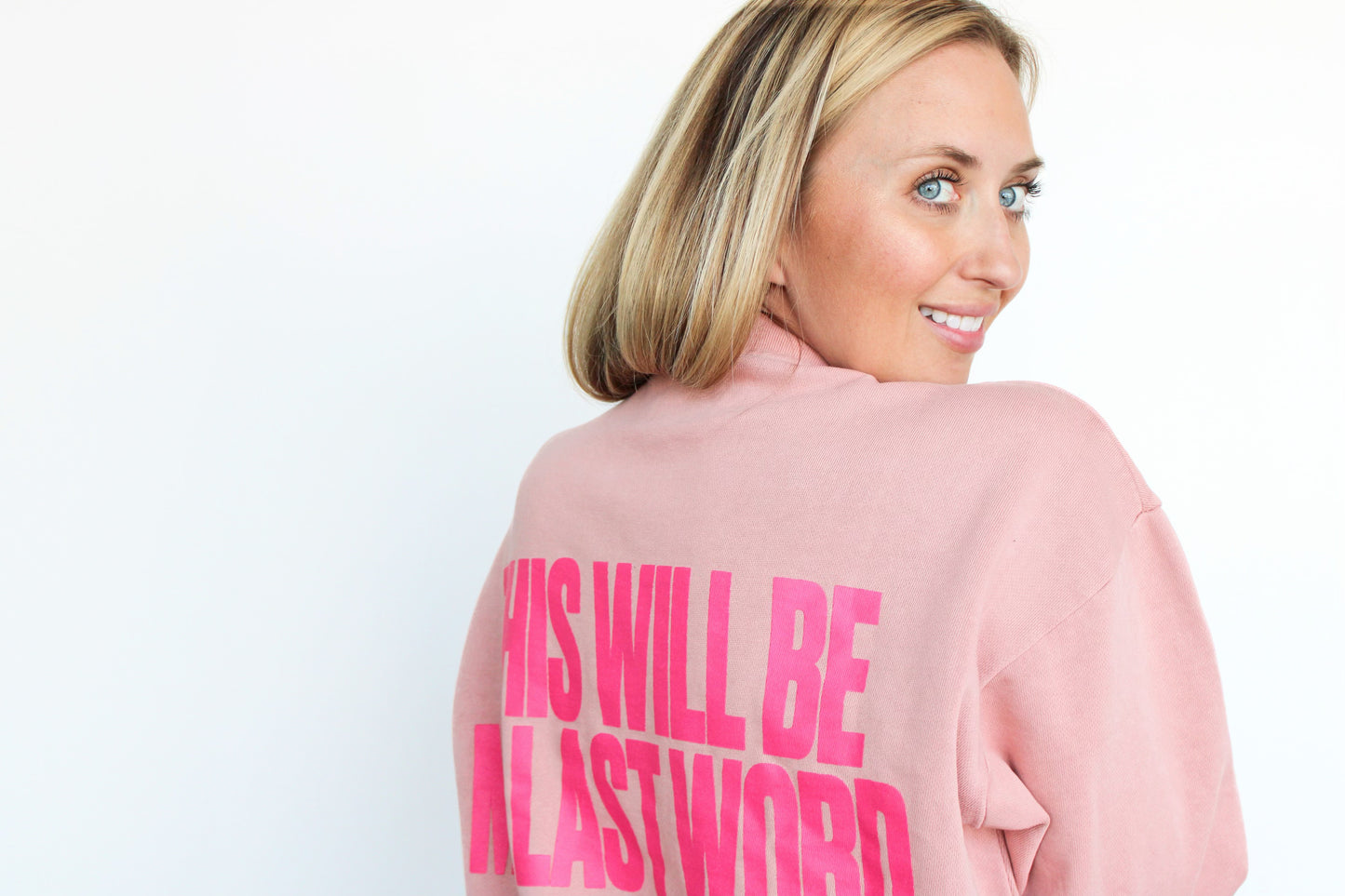 Amen, Pink Crewneck Sweater