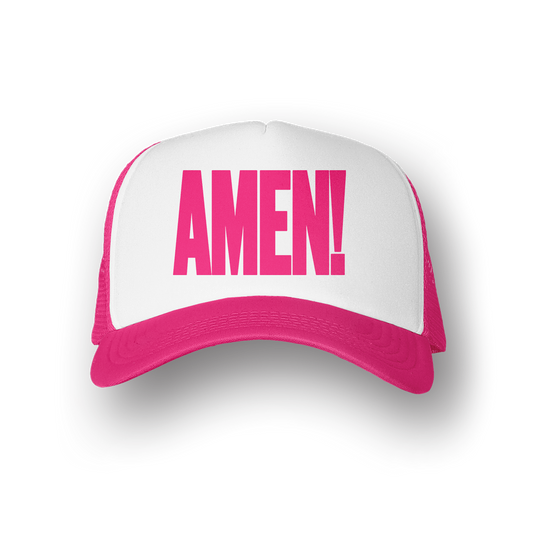 Pink Amen Hat