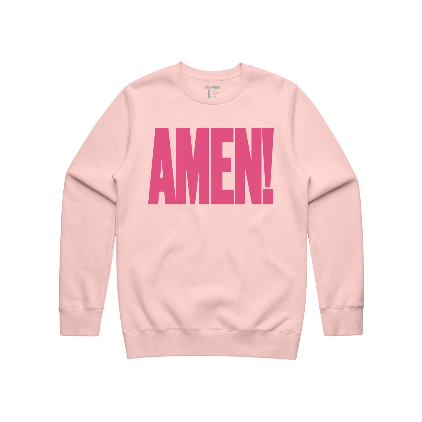 Amen, Pink Crewneck Sweater