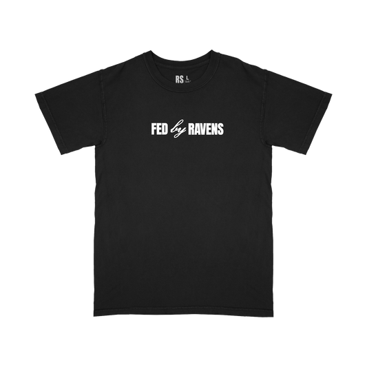 Fed by Ravens Tee Black